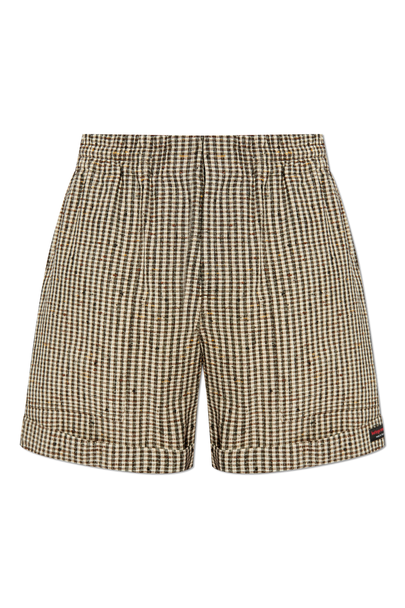 Bottega Veneta Plaid pattern shorts | Men's Clothing | Vitkac
